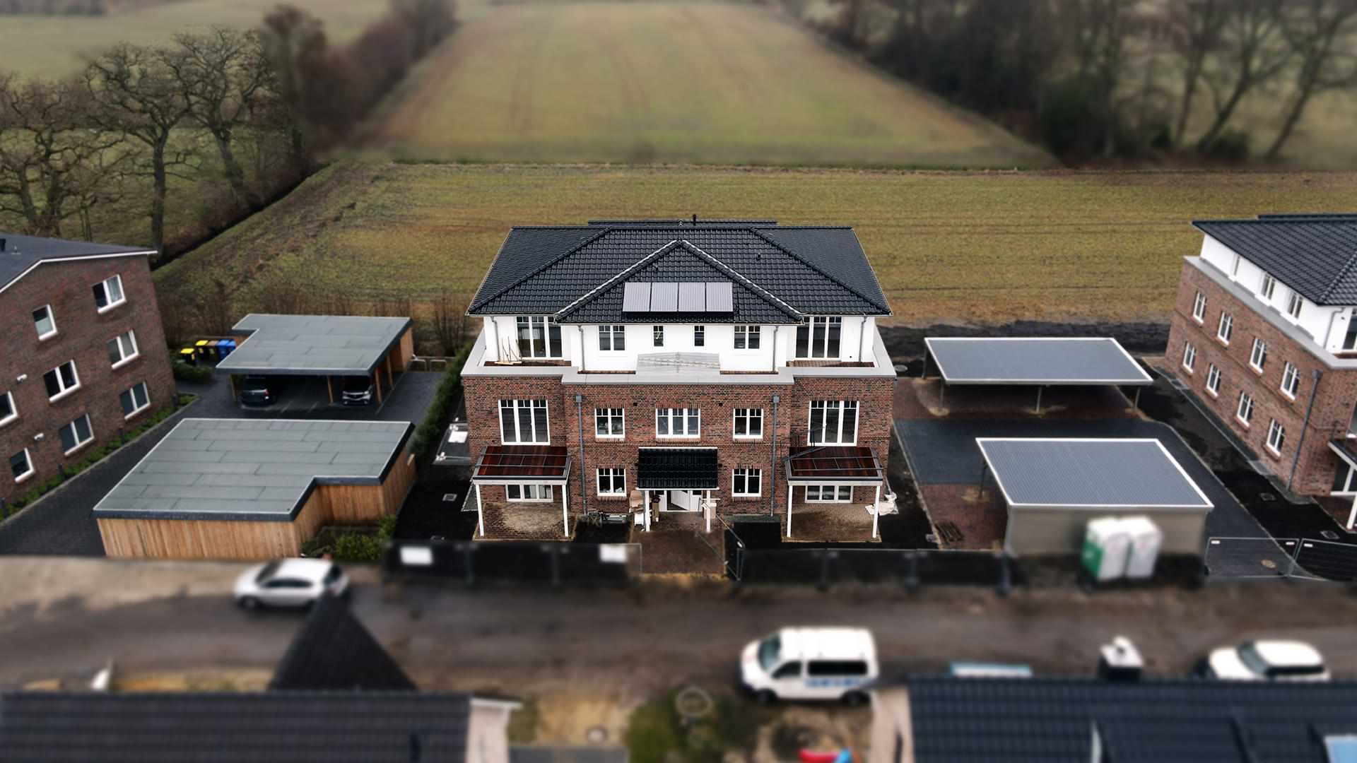 Holzbau mit Brettsperrholz-Elementen – Projekt Klein Nordende