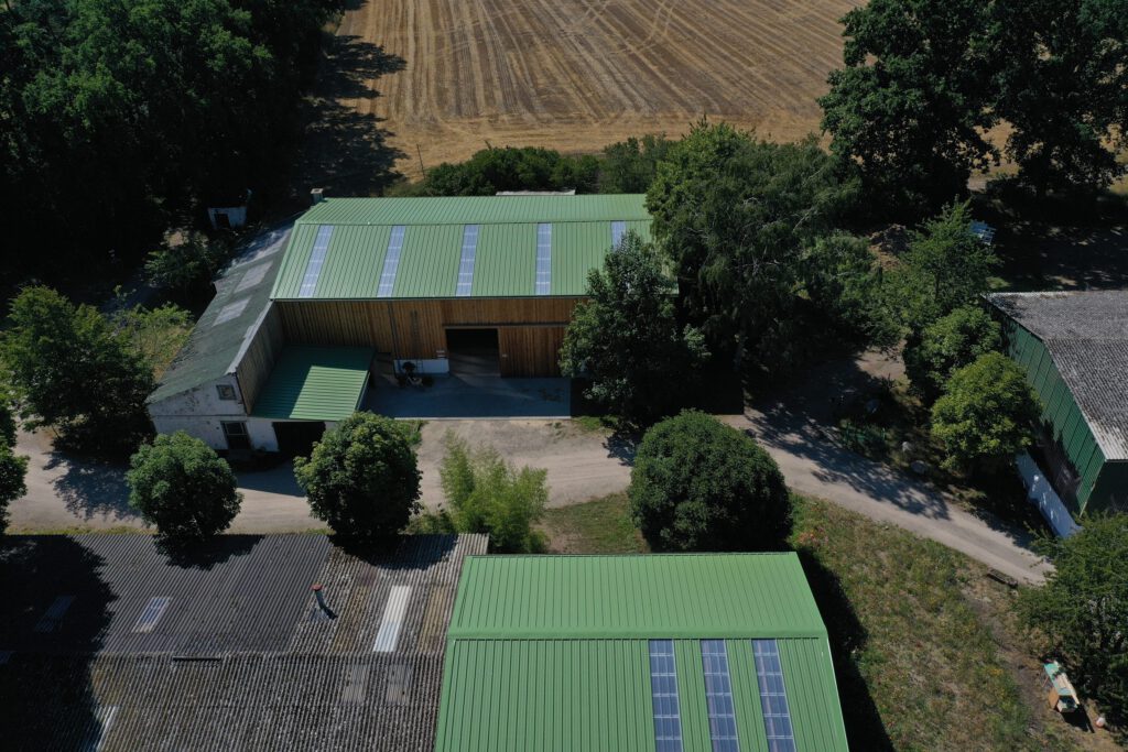 Haidehof aus der Luft, Gesamtansicht